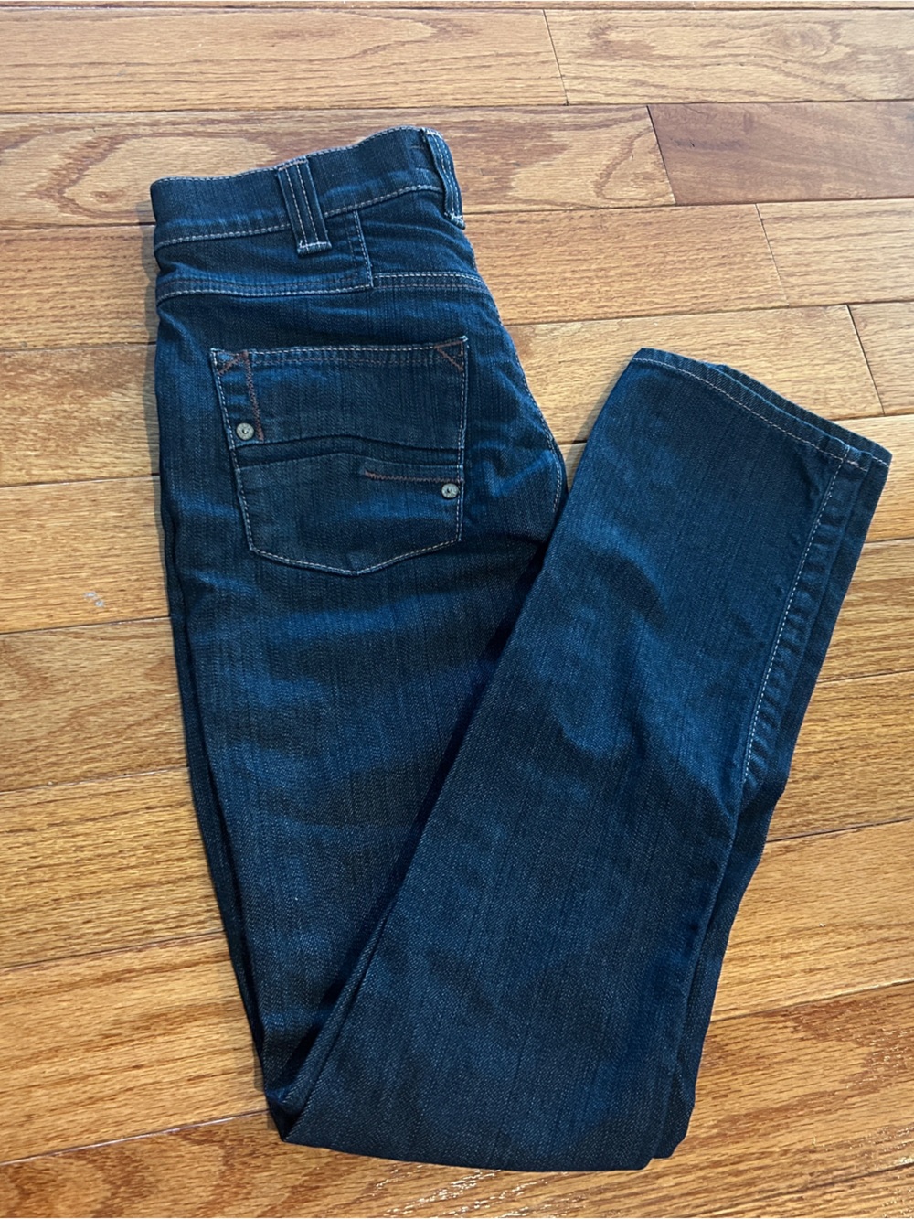 Armani Jeans Women's Straight Leg Dark Blue Denim